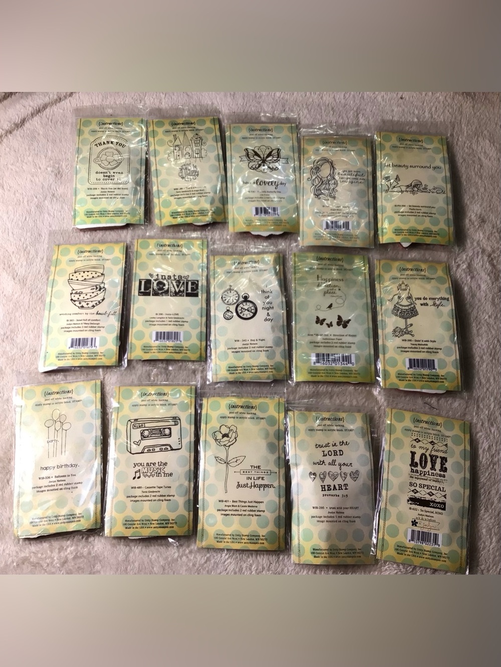 Unity stamp company itty bitty stamps